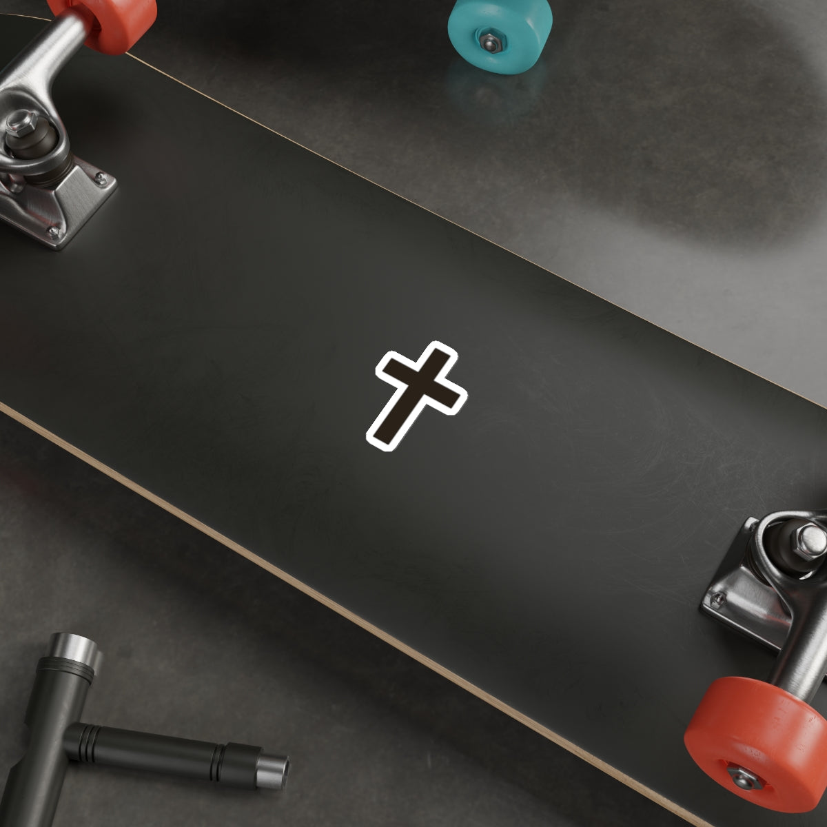 Cross Sticker
