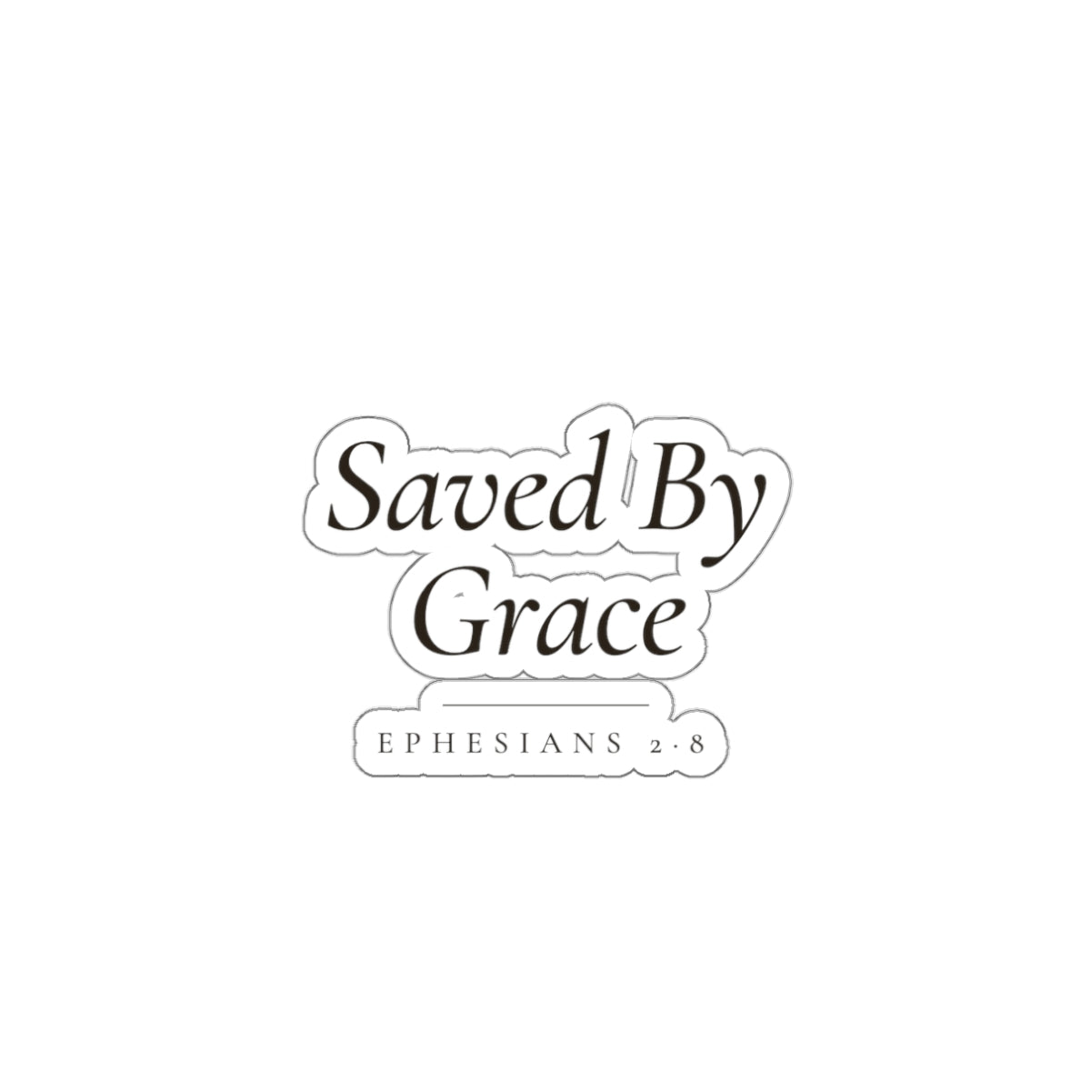 Saved By Grace Sticker